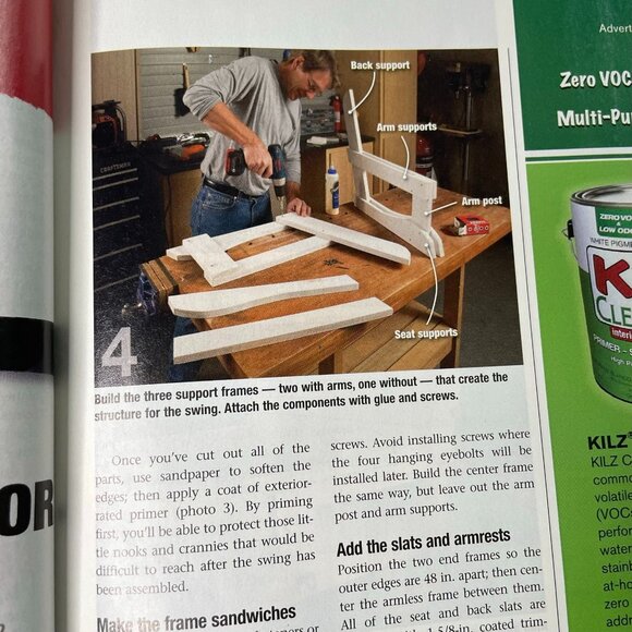 Handyman Magazine Vol 17 Issue 95 No 4 Aug Sep 2009 Garage Door Makeover u - Picture 7 of 9